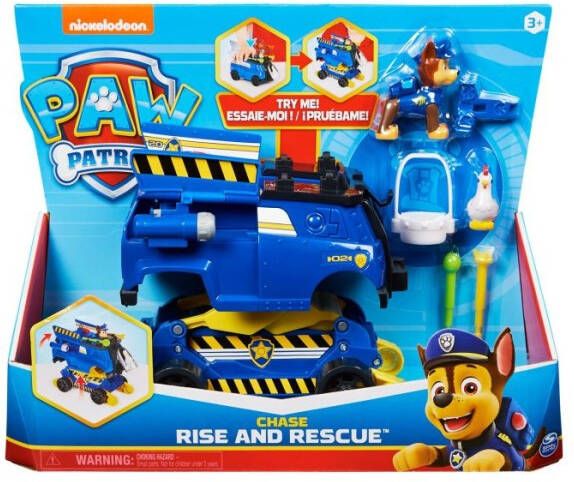 Spinmaster Paw Patrol Rise N Rescue Vehicle Chase