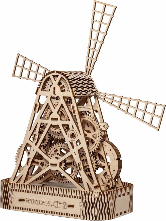 Wooden City Molen Houten Modelbouw