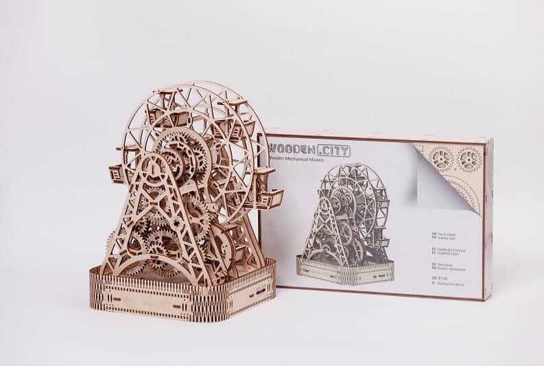 Wooden City Reuzenrad Houten Modelbouw