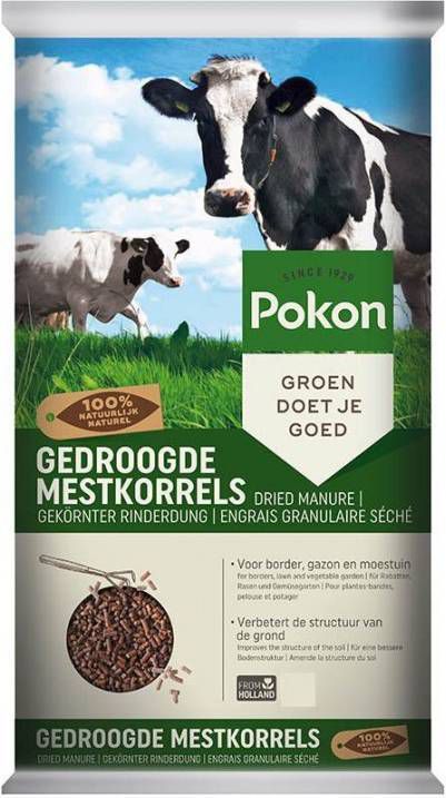 Pokon gedroogde mest korrel 10 kg