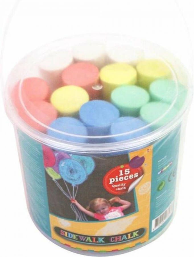 Stoepkrijt 15 stuks in Emmer