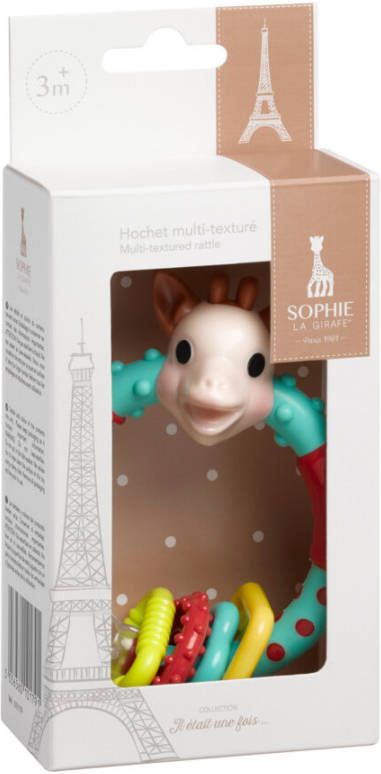 Sophie de Giraf 6x Multi textuur Rammelaar