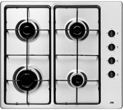 ETNA T106HRVSA gaskookplaten Roestvrijstaal