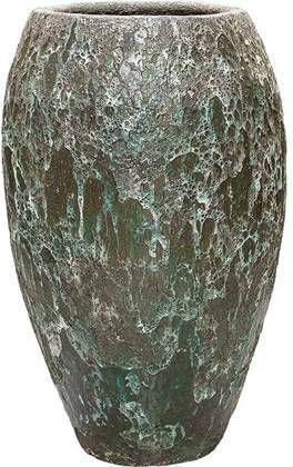 Baq Design Lava Relic Jade emperor hoge bloempot 57x95 cm