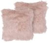 Beliani Lubha Sierkussen roze polyester online kopen