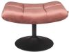 Dutchbone Hocker 'Bar' Velvet, kleur Roze online kopen