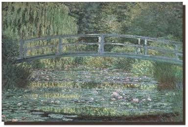 Fine Asianliving Schilderij Wall Art Canvas Print 120x80cm Brug Over