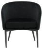 Hioshop Fluffy fauteuil zwart. online kopen