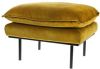 Hocker retro sofa fluweel oker online kopen