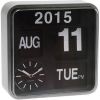 Karlsson Wandklokken Wall clock Mini Flip casing, black dial Zilverkleurig online kopen