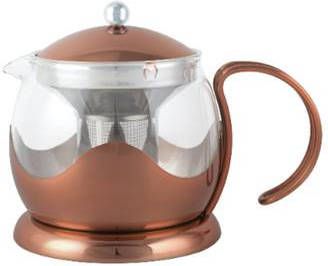 La Cafetière Theepot met Zeef, 1 L, Glas, Koper | Izm