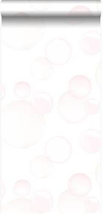 Origin Wallcoverings behang zwevende bellenblaas lucht bellen mat wit