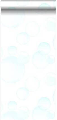 Origin Wallcoverings behang zwevende bellenblaas lucht bellen mintgroe