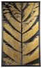 PTMD Loro Rechthoekig Wandpaneel Palmblad 100 x 60 cm Zwart/goud online kopen