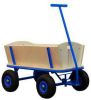 Sunny Billy Beach Wagon/Bolderkar Van Blank Hout Bolderwagen Met Luchtbanden In Blauw online kopen