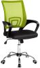 Tectake Bureaustoel Kantoor Design Zwart/groen online kopen