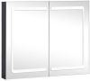 VidaXL Badkamerkast met spiegel en LED 80x12, 2x68 cm online kopen
