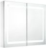VIDAXL Badkamerkast met spiegel en LED 80x12, 2x68 cm online kopen