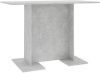 VIDAXL Eettafel 110x60x75 cm bewerkt hout betongrijs online kopen