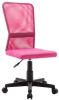 VidaXL Kantoorstoel 44x52x100 cm mesh stof roze online kopen