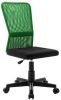 VidaXL Kantoorstoel 44x52x100 cm mesh stof zwart en groen online kopen