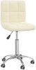VIDAXL Kantoorstoel draaibaar stof cr&#xE8, mekleurig online kopen