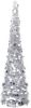VidaXL Kunstkerstboom pop up 150 cm PET zilverkleurig online kopen