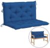 VidaXL Kussen voor schommelstoel 100 cm stof blauw online kopen