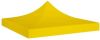 VIDAXL Partytentdak 270 g/m&#xB2, 3x3 m geel online kopen