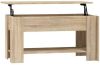 VidaXL Salontafel 101x49x52 cm bewerkt hout sonoma eikenkleurig online kopen