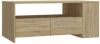 VidaXL Salontafel 102x55x42 cm bewerkt hout sonoma eikenkleurig online kopen
