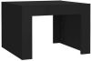 VidaXL Salontafel 50x50x35 cm spaanplaat zwart online kopen