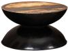 VidaXL Salontafel 60x60x33 cm massief gerecycled hout zwart online kopen