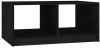 VidaXL Salontafel 75x50x33, 5 cm massief grenenhout zwart online kopen