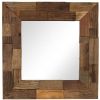 VidaXL Spiegel 50x50 cm massief gerecycled hout online kopen