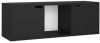 VidaXL Tv meubel 88, 5x27, 5x30, 5 cm spaanplaat zwart online kopen