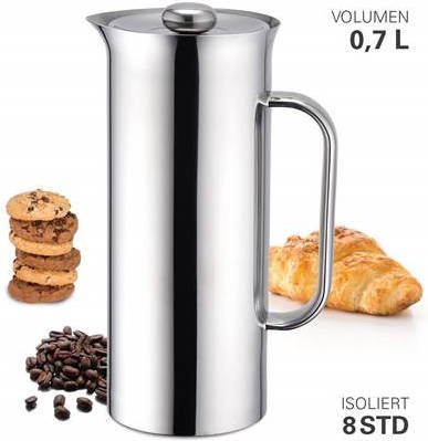 Weis Cafetière, 700 ml, Dubbelwandig