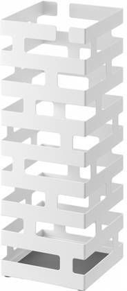 Yamazaki Brick Umbrella Stand Square white