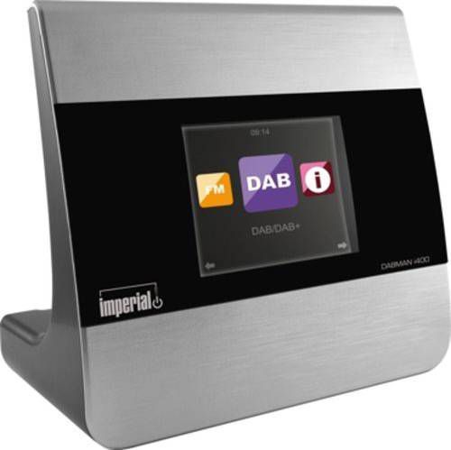 Imperial DABMAN I400 Dab+ En Internetradio Ontvanger Met Bluetooth Zilver Edition