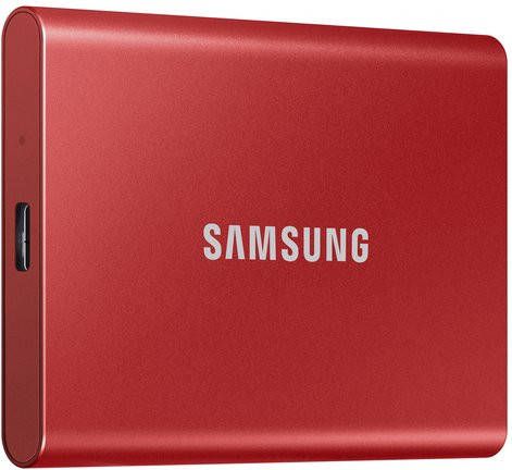Samsung Draagbare SSD T7 SSD MU PC2T0R 2TB USB 3.2 Gen 2 Rood
