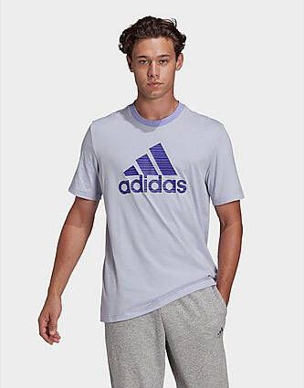 Adidas Essentials Summer Pack Single Dye Logo T shirt Light Purple Mel. Heren