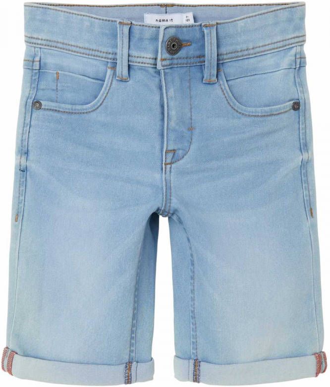 name it Shorts Boys Silas Slim Denim L Shorts 2272 Tx Lichtblauw