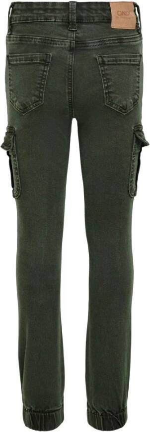 Only ! Meisjes Lange Broek -- Donkergroen Katoen/elasthan