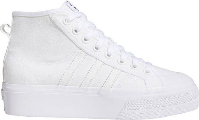 Adidas Originals Nizza Platform sneakers wit