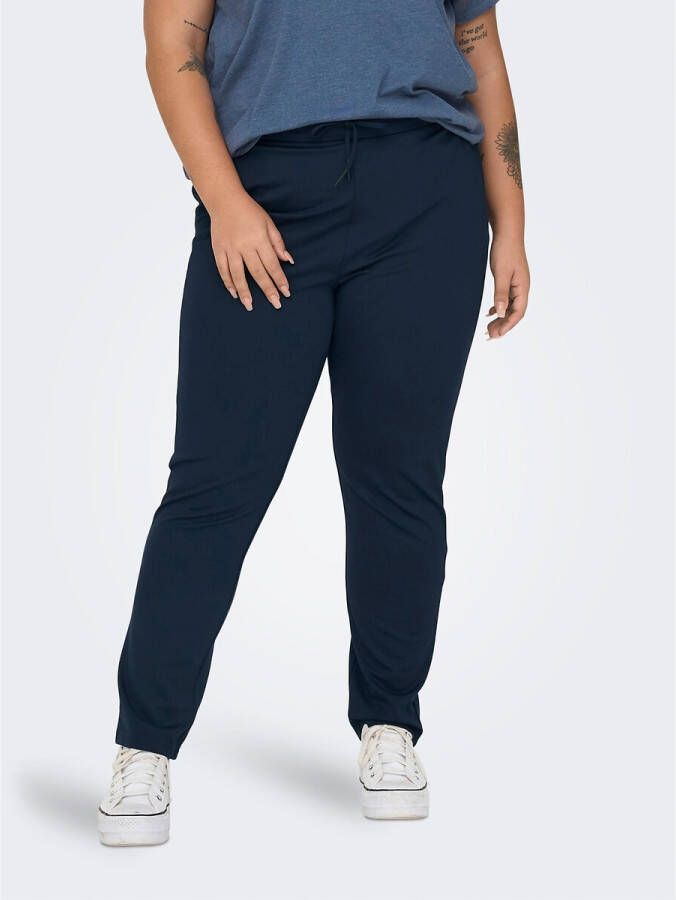 ONLY CARMAKOMA Stretchbroek CARGOLDTRASH LIFE CLASSIC PANT met comfortband en rijgkoord