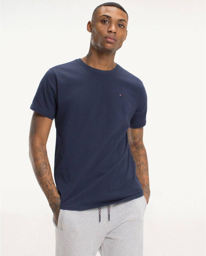 Tommy Hilfiger Original Jersey TEE Dm0Dm04411 , Blauw, Heren