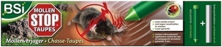Massamarkt Bsi Mollenverjager Mollen stop 40cm Groen 2 delig