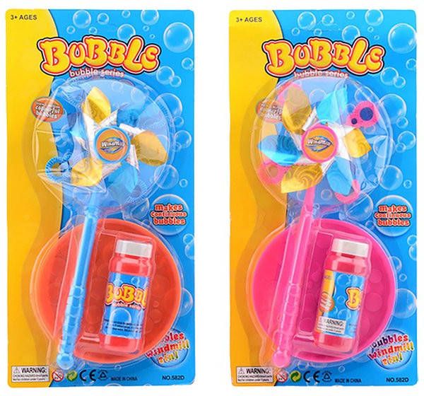 Johntoy Bellenblaas Met Windmolen Roze 15 Cm