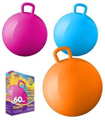 Merkloos Skippybal Roze 60 Cm Voor Kinderen Buitenspeelgoed Voor Kids Skippyballen