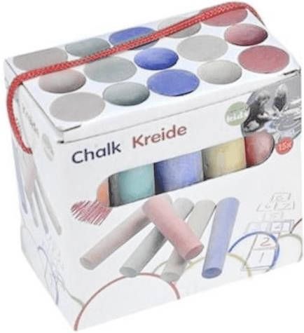 Massamarkt Stoepkrijt Doos A 15 Stuks